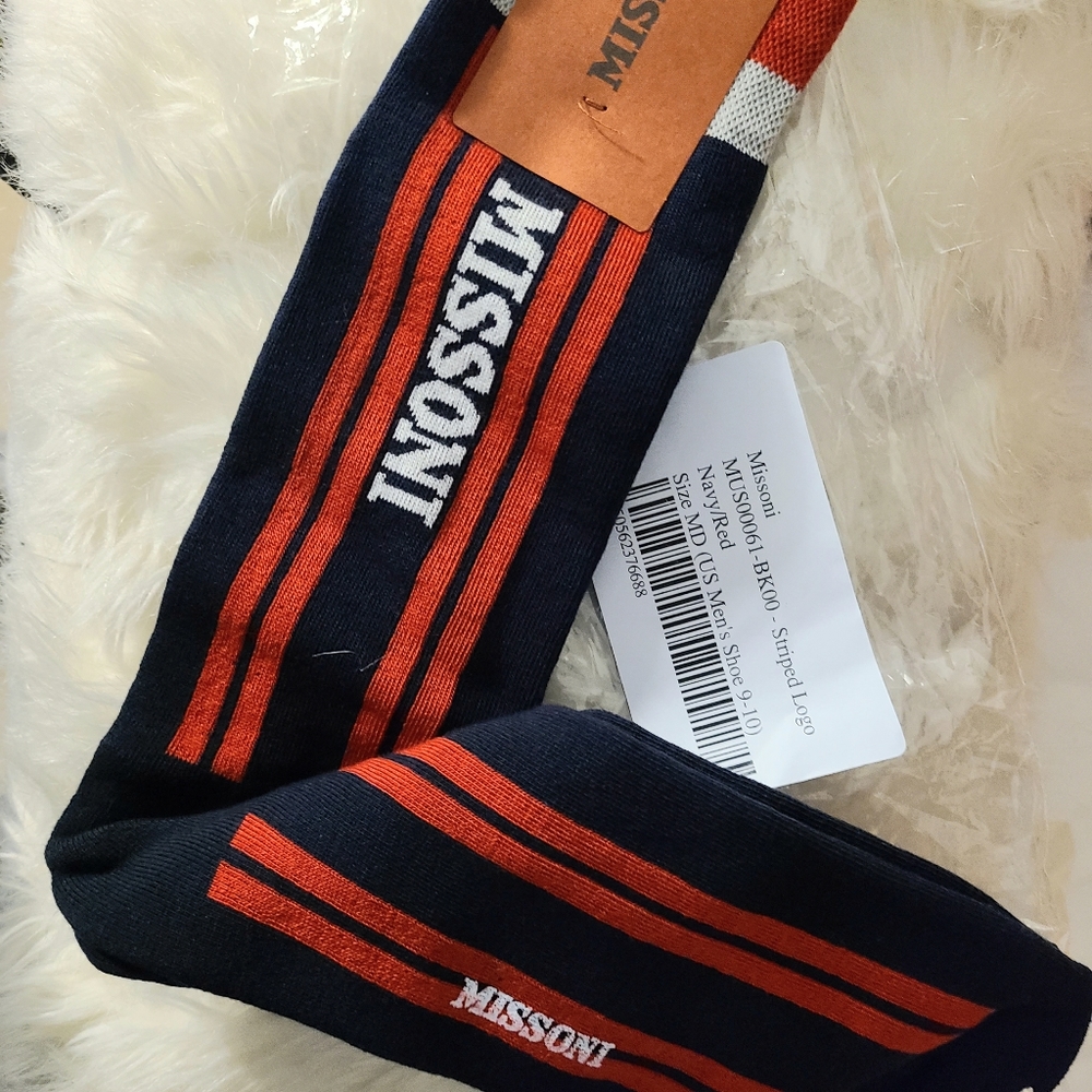 Missoni stripe socks nwt